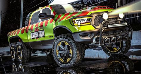 This Ram T Rex Is The Perfect 6x6 For Touring Jurassic Park