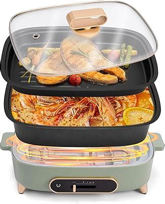 Amazon Hot Pot Electric With Steamer Rapid Ramen Cooker L Mini Portable Self Heating