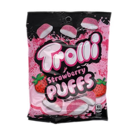 Trolli 12c Strawberry Puffs Casani Candy Co