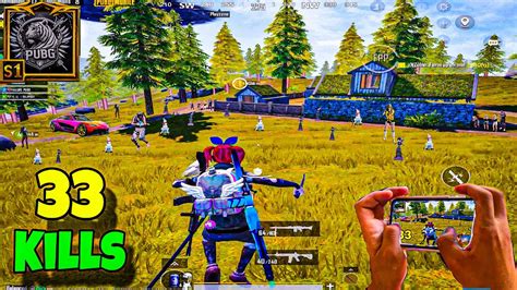 PUBG MOBILE 33 KILLS FULL CONQUERER LOBBY GAMEPLAY SOLO VS SQOUD