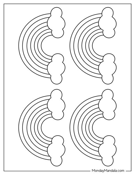 43 Rainbow Templates Free Pdf Printables