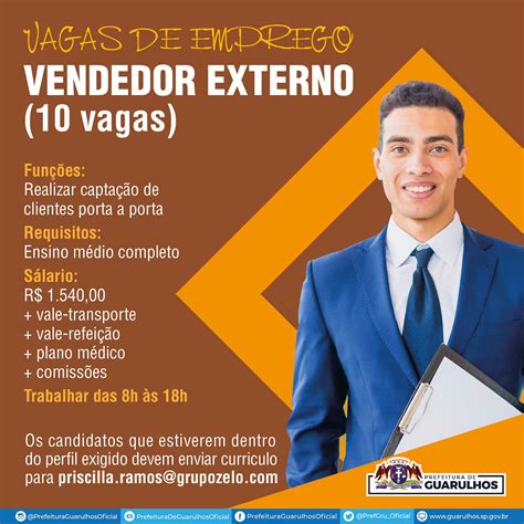 Vaga De Vendedor Externo - Ciet anuncia vagas para instrutor de cursos livres e vendedor externo ...