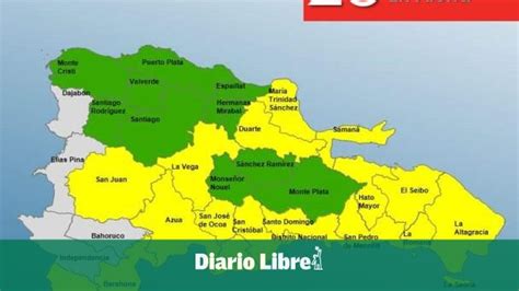 COE pone en alerta a 28 provincias por depresión tropical Diario Libre