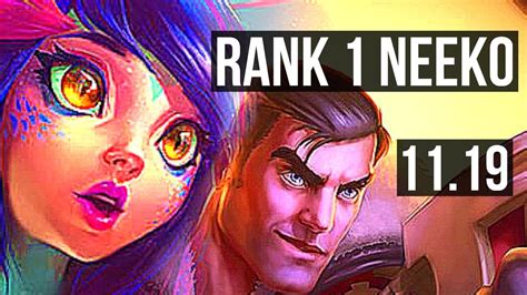 Neeko Vs Jayce Jungle Rank 1 Neeko 4 2 8 Euw Challenger V11 19