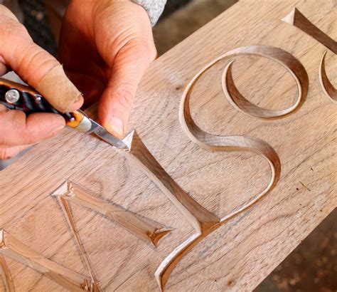 Lettering Large Carving Letters In Wood Wood Carving Art Dremel