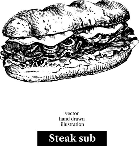 Sandwich Black and White Vector Images (over 34,000)