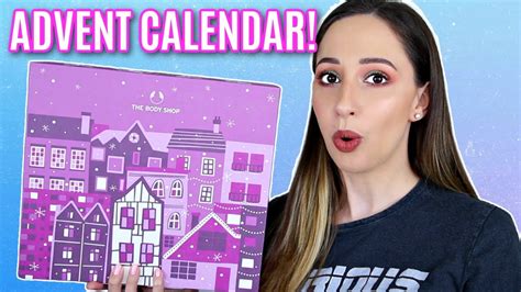 Christmas In June I Unboxed The Body Shop Advent Calendar YouTube