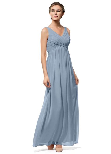 Azazie Oceana Mauve Bridesmaid Dress Dusty Blue Bridesmaid Dresses