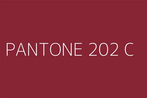 PANTONE 202 C Color HEX code