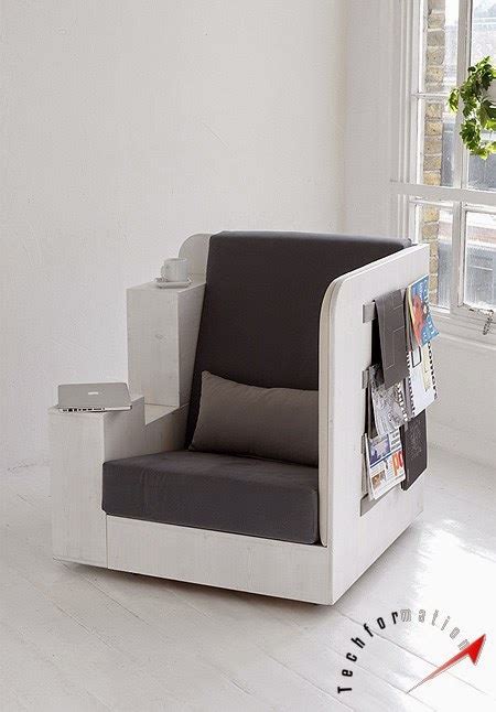 Chair with a bookshelf ~ Techformation