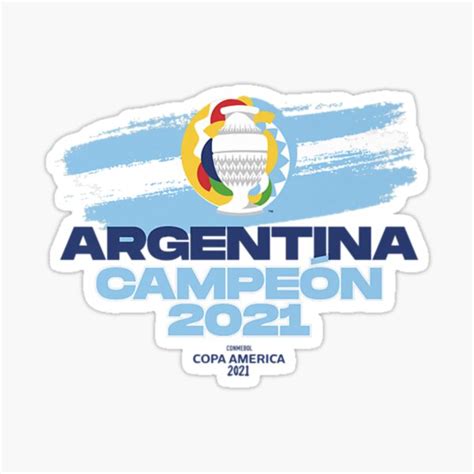 "Copa America 2021 Argentina Campeon" Sticker for Sale by familyarts ...