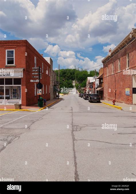 Weston, Missouri - May 18, 2023: Downtown Main Street in Weston, MO Stock Photo - Alamy