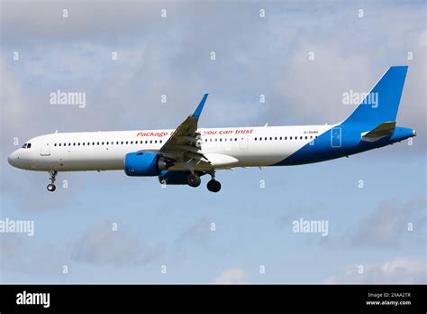 A Jet2 Airbus A321 At Newcastle Airport England On Wednesday 5th June