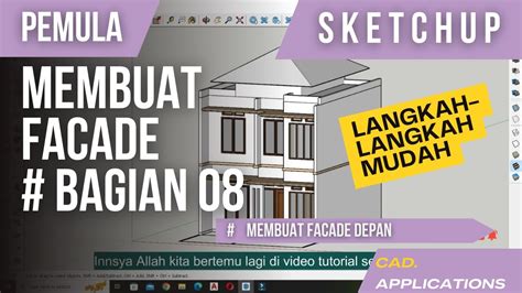 SketchUp Tutorial Membuat Facade Kanopi YouTube