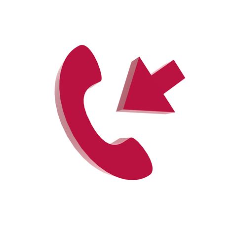 Red call icon 45849006 PNG