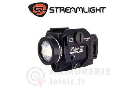 Combo Lampe Laser Rouge Streamlight TLR 8 Montage Picatinny