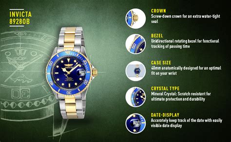 Invicta Mens 8928ob Pro Diver Two Tone Automatic Watch Invicta