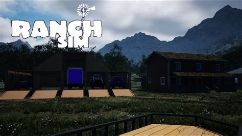 Building The Biggest House And Full Garage ~ Ranch Simulator Youtube