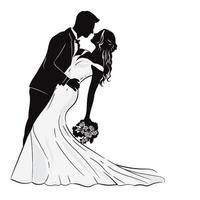 Hindu Bride Groom Clipart Silhouette