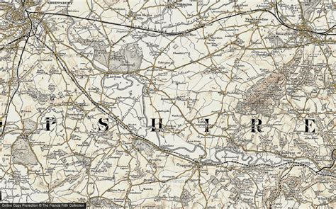 Historic Ordnance Survey Map Of Donnington 1902