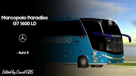 LANÇAMENTO Marcopolo Paradiso G7 1600 LD Facelift Mercedes Benz