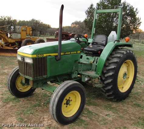 John Deere 1070 Tractor In Lampasas Tx Item Df2537 Sold Purple Wave