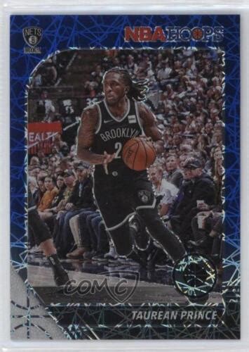 Panini Nba Hoops Premium Stock Blue Lazer Prizm Taurean