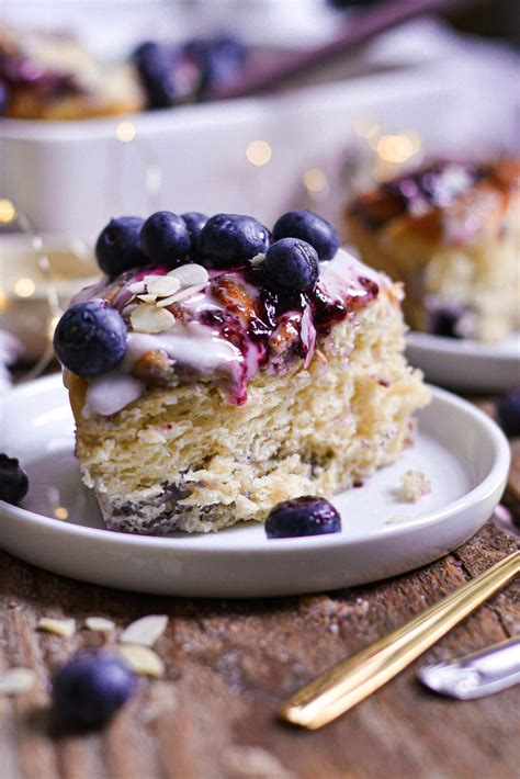 Roulés Briochés Vegan aux Myrtilles Vegan Blueberry Brioche Rolls