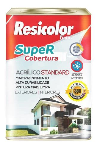 Tinta Acrílica Fosco Super Cobertura Branco 18lts Parcelamento sem juros