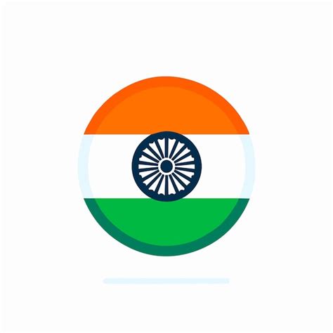 Premium Vector A Indian Flag Icon