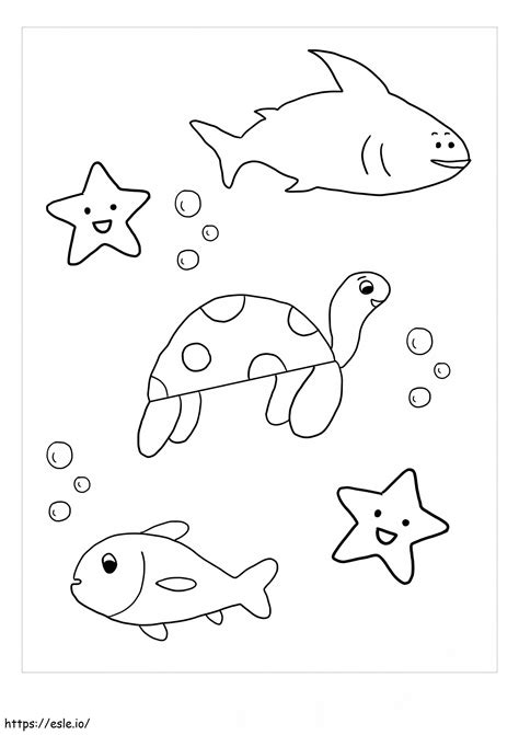 sea animal painting for kids 2