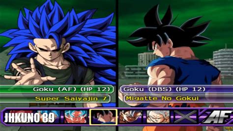 AF vs SUPER GOKU SSJ 7 TEAM vs GOKU ULTRA INSTINTO SEÑAL TEAM