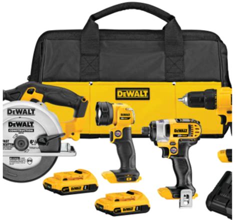 Dewalt Dck466d2 20v Max Cordless 4 Tool Combo Kit 59 Off