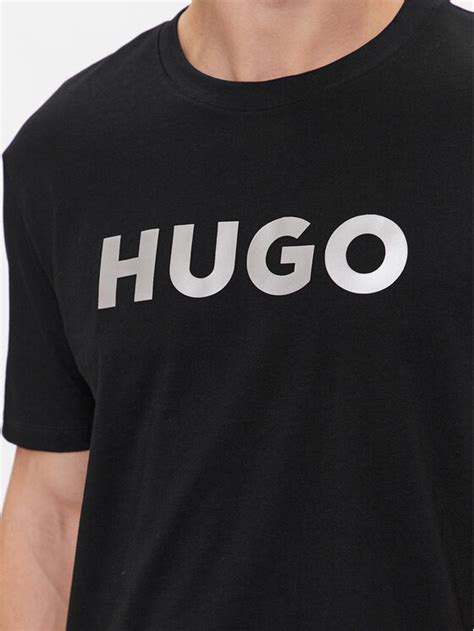 Hugo T Shirt Dulivio 50506996 Schwarz Regular Fit Modivo At