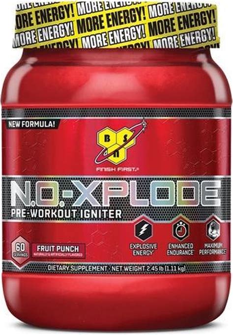 Bsn N O Xplode Pre Workout Fruit Punch Gram