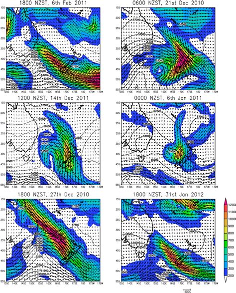 Vertically Integrated Water Vapor Flux Kgm S And Hpa