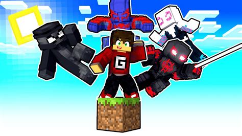 Jogando Todos Aranhas Em Apenas Um Bloco No Minecraft Youtube