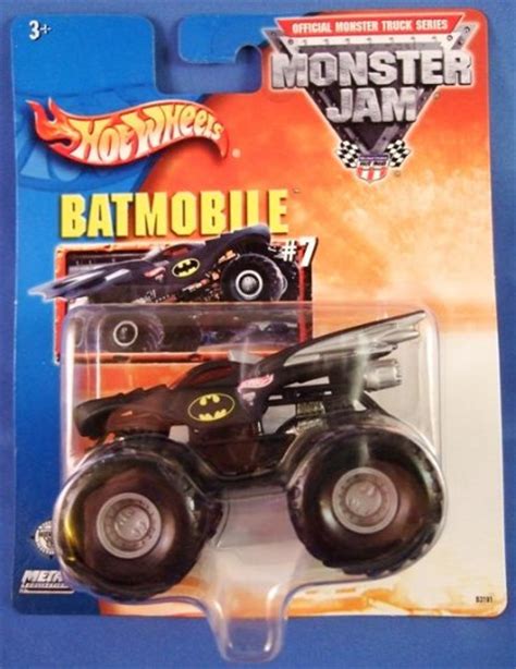 2003 Hot Wheels Monster Jam Metal Collection Dc Batmobile Diecast Metal Truck