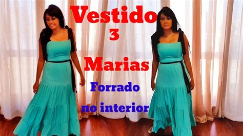 Diy Vestido Saia Marias Forrado Costura F Cil Passo A Passo Para