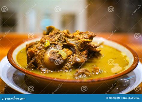 Tengkleng Kambing. Indonesian Spicy Goat Soup Stock Photo - Image of ...