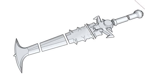 STL file doom eternal sword・Design to download and 3D print・Cults