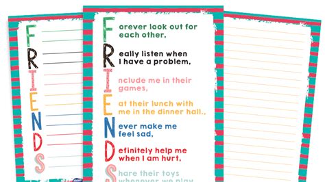 Ks1 ‘friends Acrostic Poems Resource Pack Plazoom