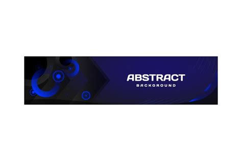 Abstract art banner template design concept