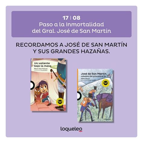 Lecturas para conmemorar a San Martín