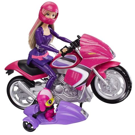 Barbie™ Spy Squad Secret Agent Motorcycle And Techbot Pet Barbie