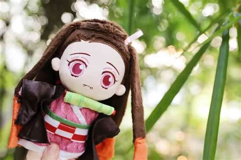 Demon Slayer Nezuko Plush 923cm Nezuko Kamado Plushie Doll With 20cm