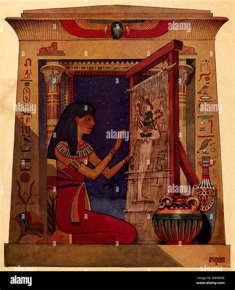 Weaving Ancient Egypt Hi Res Stock Photography And Images Alamy