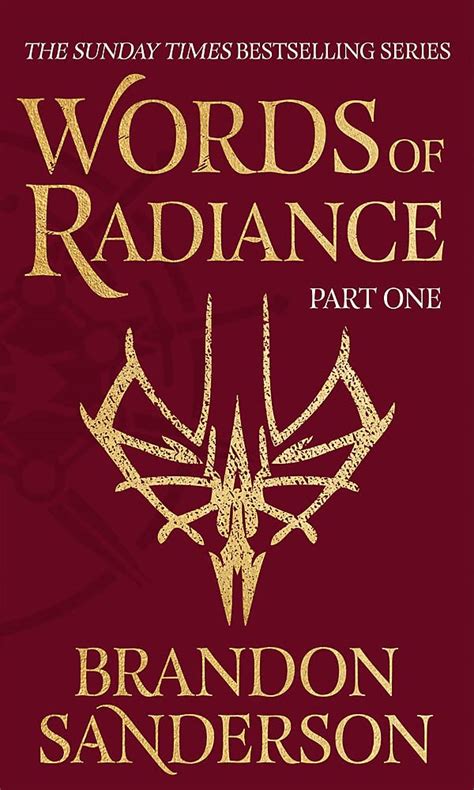 Words Of Radiance Part One Brandon Sanderson