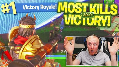 My Greatest Solo Win Most Kills Fortnite Battle Royale Youtube