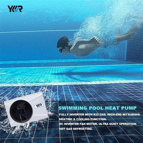 Ykr R32 WiFi Control Full Inverter Air Source Swimming Pool Heat Pump